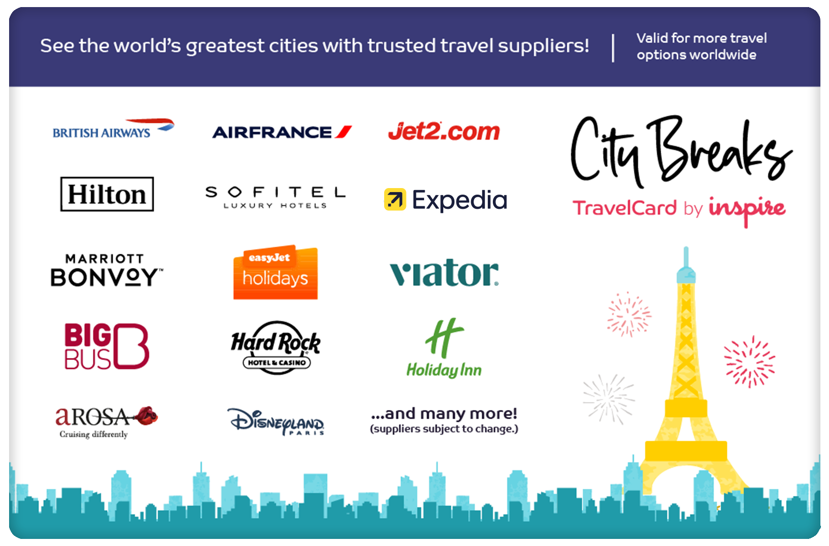 travel vouchers uk