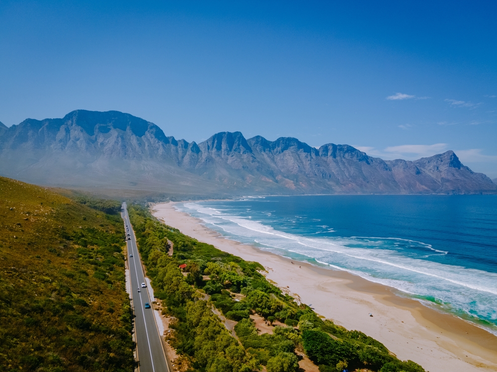 Coastal scenery along South Africa's Garden Route