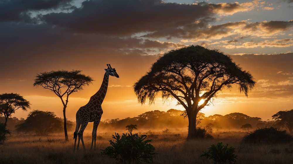 Dramatic landscape in South Africa